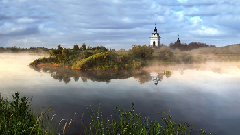 Утро туманное / Летнее туманное утро в Калужской области