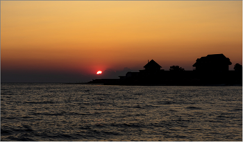 День подошел к концу / Берег Азовского моря