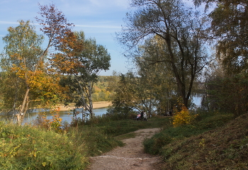 Осенний сюжет из Тарусы / Таруса, берег Оки