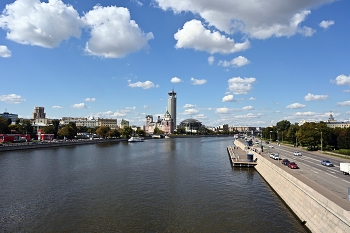 &nbsp; / осень, город, вид с Краснохолмского моста
