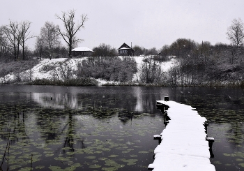 Мостик в зиму.... / Предзимье, октябрь.
