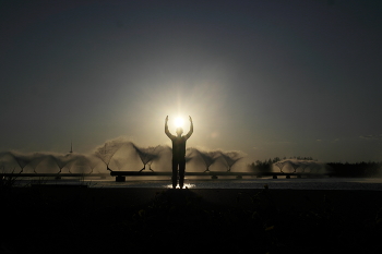 Момент просветления / Фото сделано на закате на Минском Слаломном канале