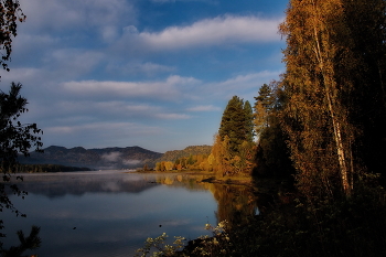 **Осеннее утро.* / Телецкое озеро.