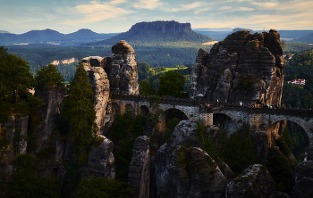 Мост Бастай / Саксонская Швейцария, Германия