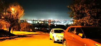 Ночью / Симферополь ночью с а/площадки на Маршала Жукова