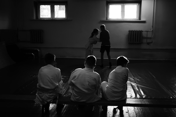 sambo 07 / children in the gym doing judo
