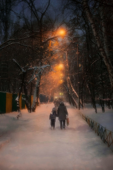 заметает / снимок старый, но похож на вчерашний снегопад