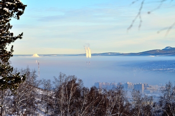 НМУ / Наш город Красноярск под покрывалом смога, режим НМУ