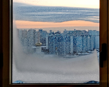 За замороженным окном / Москва, Раменки
