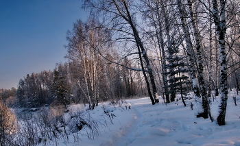 **Морозно.* / Томская область.