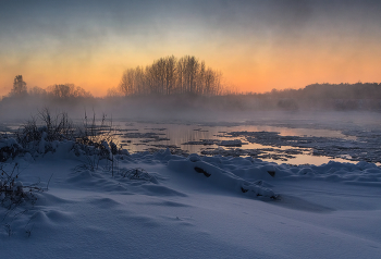 &nbsp; / Закат на реке Западная Двина. РБ, г. Верхнедвинск.