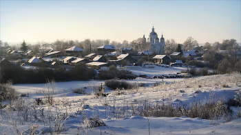 Зимой в деревне / В селе Новый Усад. Январь.