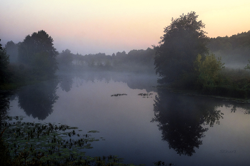 В сумерках. / Озеро Рожок.