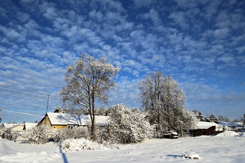 Зима в деревне. / ***