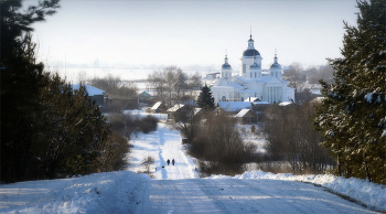 Зимой / В селе Новый Усад зимним днём.