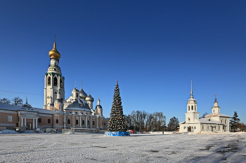 Новогодняя Вологда / Кремлёвская площадь