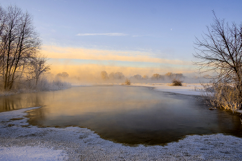 Зимой на Оке. / ***
