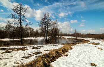 Весна, весна, весна. 02 / 30 Марта 2024. Восточное Подмосковье, река Дрезна.