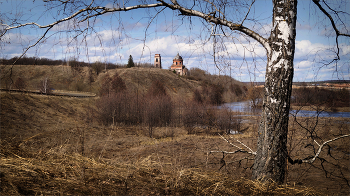 В апреле / Окрестности села Пилёкшево.