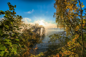 Туман и солнце / Уральская природа