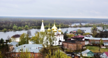 Весенний Гороховец / Разлив на реке Клязьма