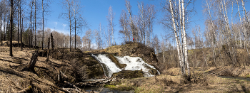 У водопада / весенние воды