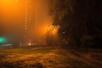 Москва после урагана (2) / Москва, район Беговой