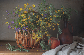 Полевые цветы / натюрморт с цветами