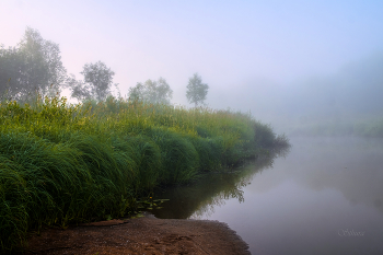Утренняя / Утро на речке Шлюзовой.