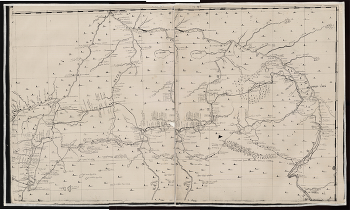 Карта местности к югу от города Тобольска в верховьях рек Ишим и Тобол / РГАДА, Ф.192, Оп.6, д.111