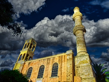 &nbsp; / Khanià (Creta) - Església S. Nicolás (campanar i minarete) - Grècia