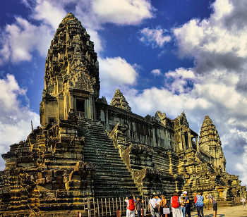 Ангкор-Ват / Камбоджа. Сием Риеп. Один из храмов комплекса
