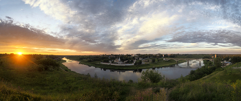 Про летний вечер. / Тверская обл,,река Волга.