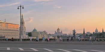 Москва закатная / Москве