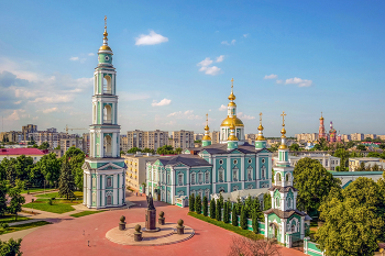 Кафедральный Спасо - Преображенский собор Тамбова. / Тамбов.