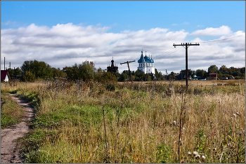 Заостровье. / Август в окрестностях Архангельска.