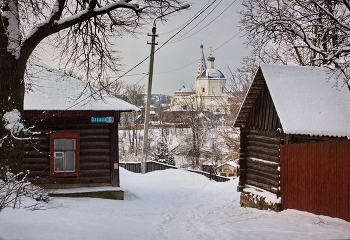 Падал прошлогодний снег / Зимний сюжет из старого города Серпухов.