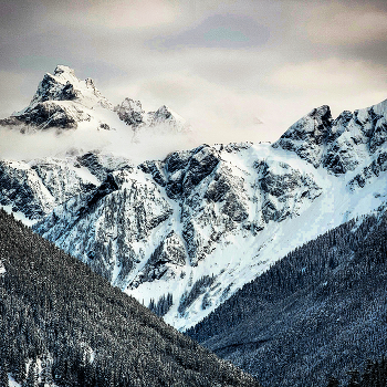  / Welch and Lady Peaks from Wahleach Lake