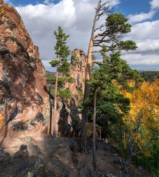 Осень на Столбах / Китайская стенка