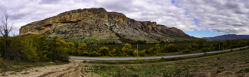 Бор-Кая / Крым. село Курское. Панорама