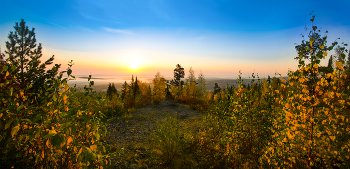 Панорама осени / Уральская природа