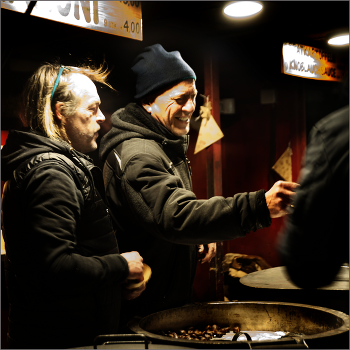 Warm chestnuts... / Город и деревня