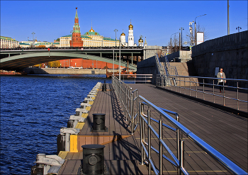 Прогулки по Москве... / Причал Красный Октябрь.