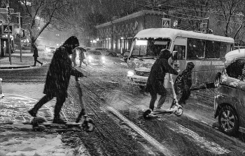 снежная суета / городской снег