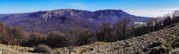 Демерджи / Крым. Массив Демерджи. Вид с верхнего плато Чатыр-Дага