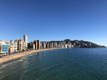 Skyline in Benidorm / There is a very well known skyline, that is in Benidorm. It’s worth visiting it.