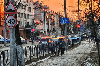 Будничный закат / Гомель, вечер