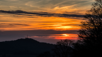 &nbsp; / Sonnenuntergang bei Gersbach