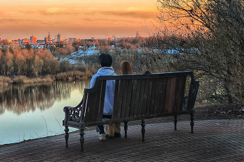 Вечер в Гомельском парке / Вечер в Гомельском парке