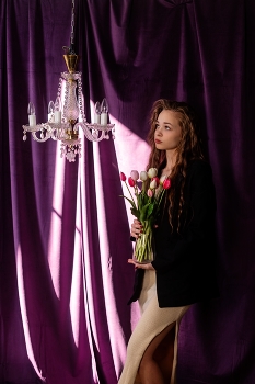 Ангелина в студии «Искусство» / модель Ангелина Табакова